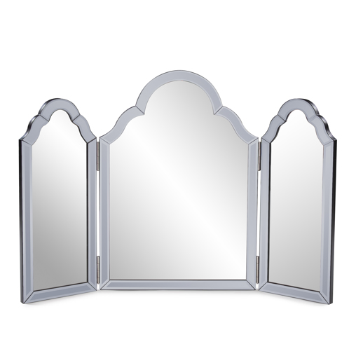  Mirrors Mirrors Grigio Trifold Vanity Mirror