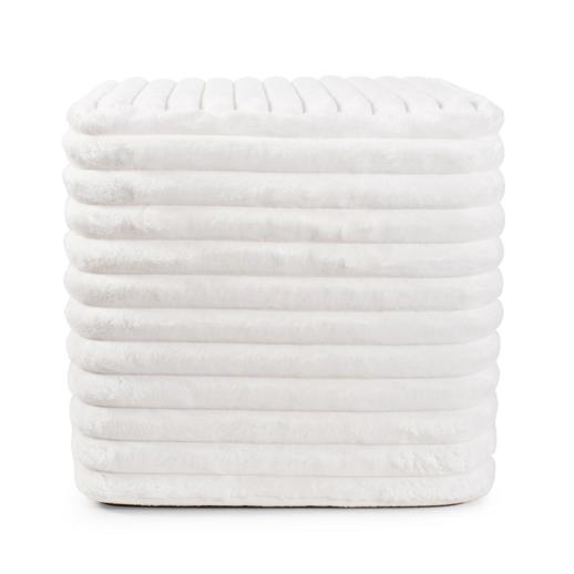  Accent Furniture Accent Furniture No Tip Block  Shar Pei White