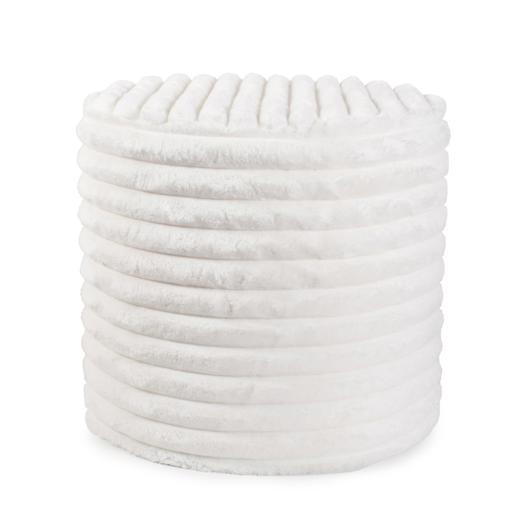  Accent Furniture Accent Furniture No Tip Cylinder Short  Shar Pei White