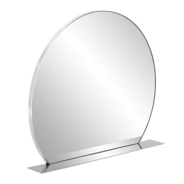Vinyl Wall Covering Mirrors Mirrors Marion Round Mirror with Shelf