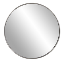 Copenhagen Round Silver Mirror
