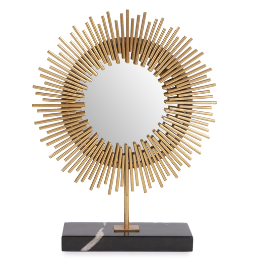  Contemporary Contemporary Ra Sunburst Table Mirror
