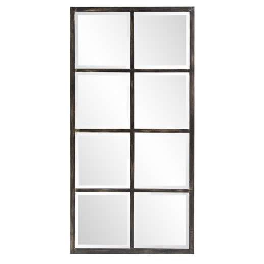  Mirrors Mirrors Atrium Oil Rubbed Bronze Windowpane Mirror