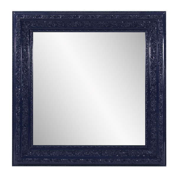 Vinyl Wall Covering Mirrors Mirrors Nottingham Navy Blue Mirror