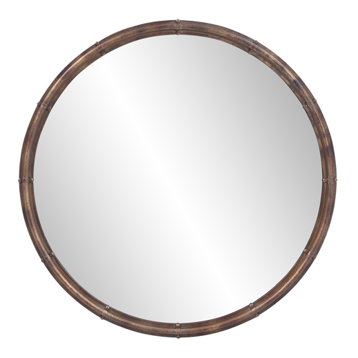  Industrial Industrial Nova Round Mirror