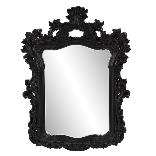  Traditional Traditional Turner Matte Black Mirror