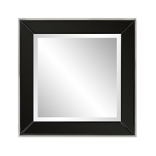 Square Devon Mirror in Black