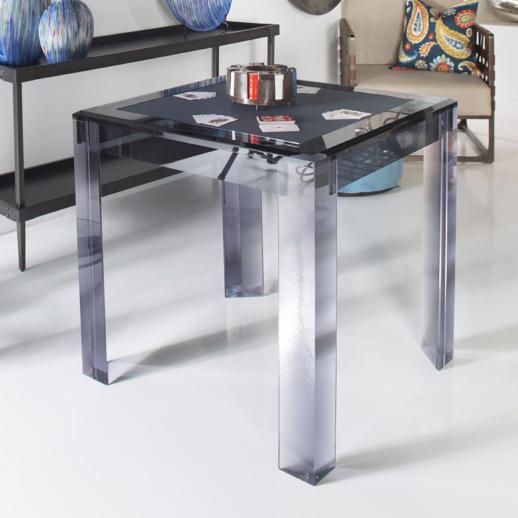  Accent Furniture Accent Furniture Harman Acrylic Card Table