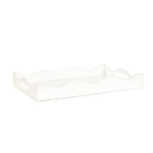  Accessories Accessories Spangle Scalloped Tray White
