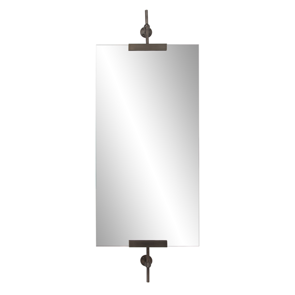 Vinyl Wall Covering Mirrors Mirrors The Wexford Wide Rectangular Mirror