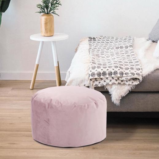  Textiles Textiles Foot Pouf Bella Rose