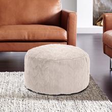 Foot Pouf Angora Natural