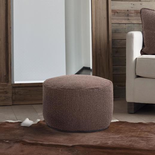  Textiles Textiles Foot Pouf Barbet Chocolate