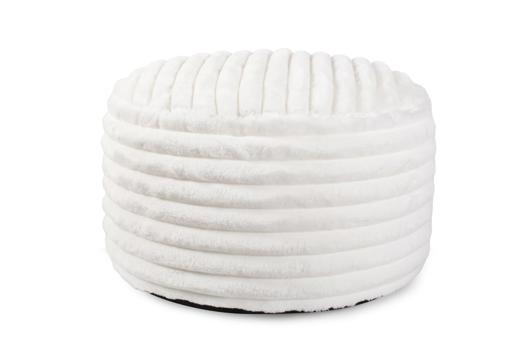  Textiles Textiles Short Pouf Shar Pei White
