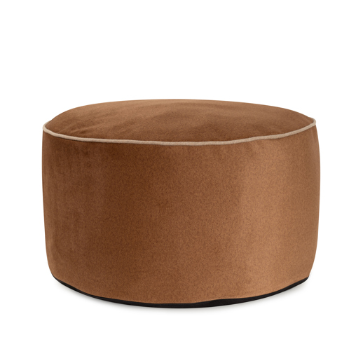  Textiles Textiles Qivuit Brown Foot Pouf