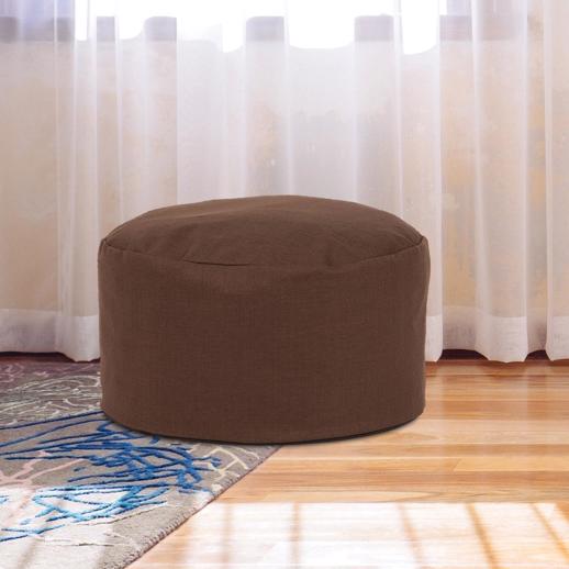  Textiles Textiles Foot Pouf Sterling Chocolate