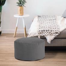 Foot Pouf Bella Pewter