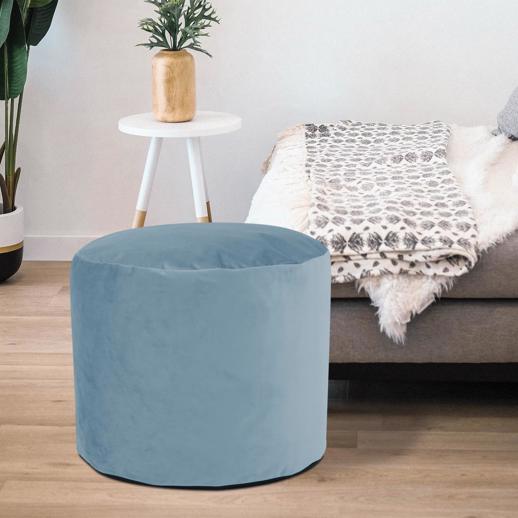  Textiles Textiles Tall Pouf Bella Teal