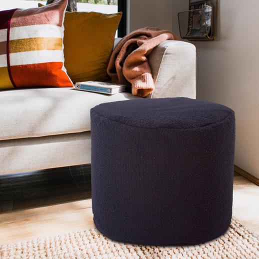  Textiles Textiles Tall Pouf Barbet Royal