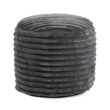 Pouf Tall Shar Pei Charcoal