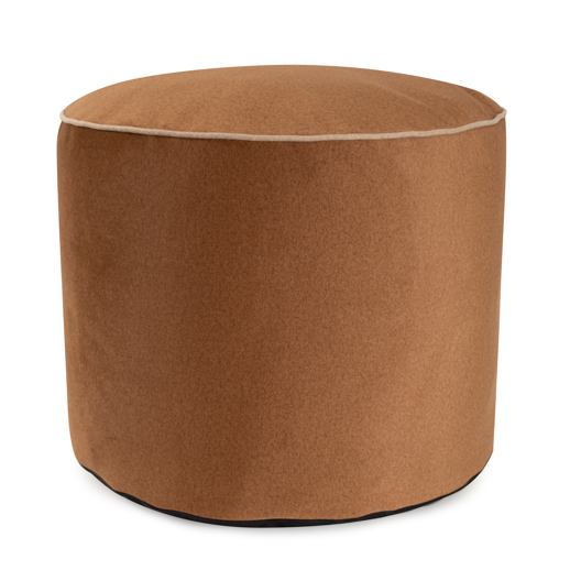  Textiles Textiles Qivuit Brown Tall Pouf