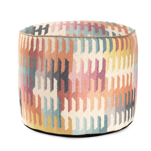  Textiles Textiles Navajo Multi Tall Pouf