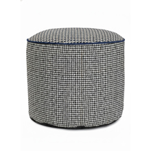 Furley Navy Tall Pouf
