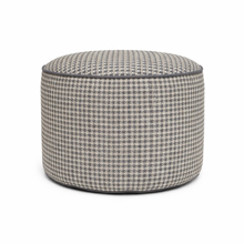 Furley Grey Tall Pouf