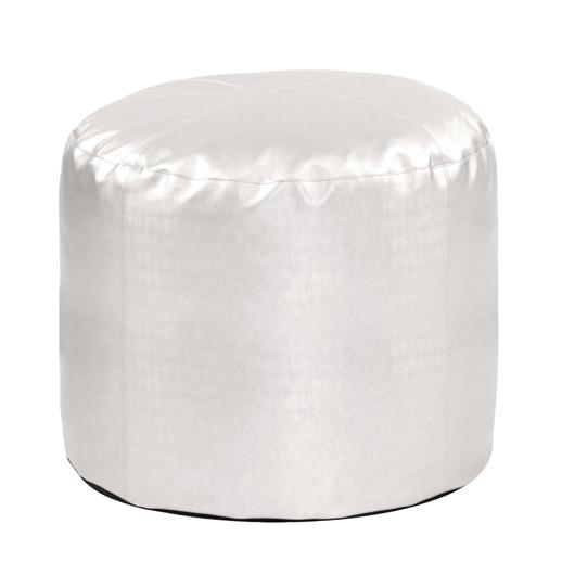  Textiles Textiles Tall Pouf Luxe Mercury