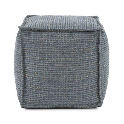  Textiles Textiles Square Pouf Alton Indigo