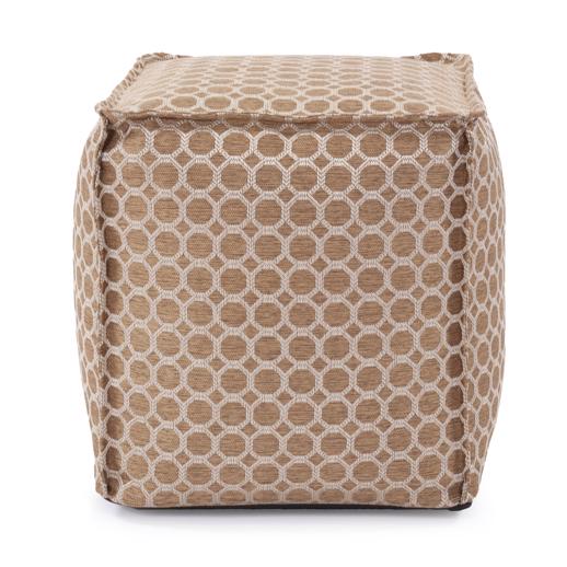  Textiles Textiles Square Pouf Pyth Gold