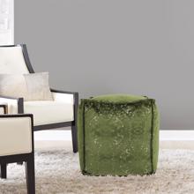 Square Pouf Pisani Emerald