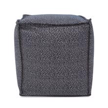 Square Pouf Lynx Indigo