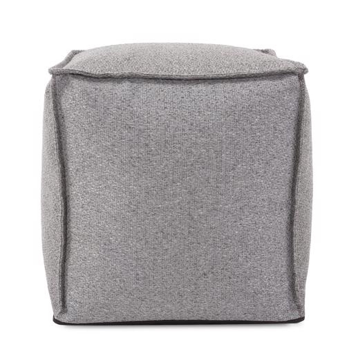  Textiles Textiles Square Pouf Panama Stone