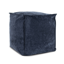 Komodo Navy Square Pouf