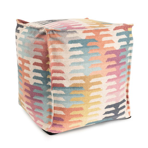  Textiles Textiles Navajo Multi Square Pouf