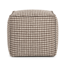 Furley Caramel Square Pouf