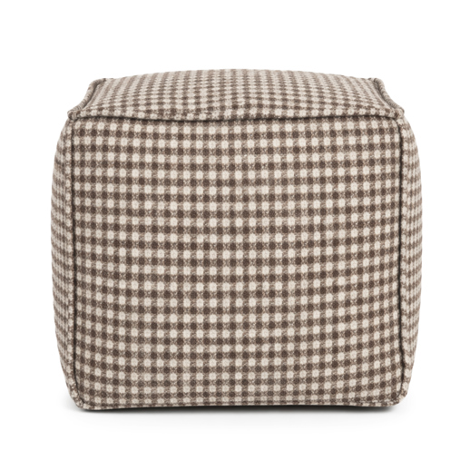  Textiles Textiles Furley Caramel Square Pouf