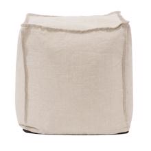 Square Pouf Prairie Linen
