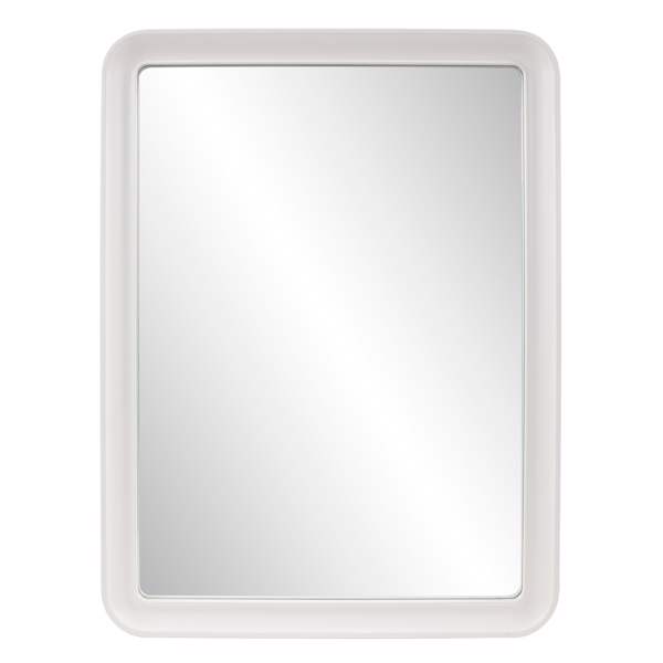 Vinyl Wall Covering Mirrors Mirrors The Joelle Mirror, Matte White