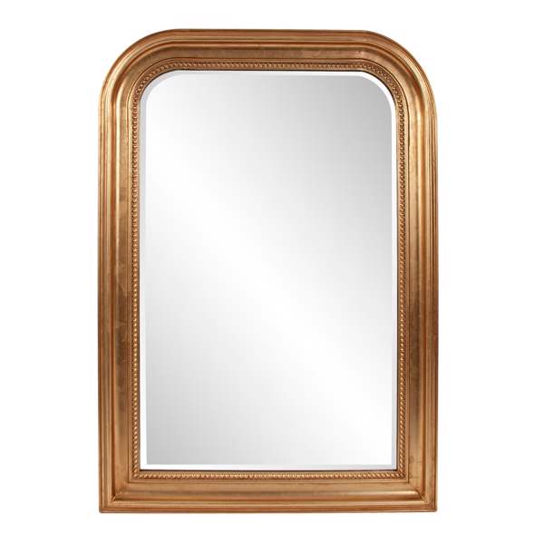 Vinyl Wall Covering Mirrors Mirrors The French Philippe Vanity Mirror, Gold Leaf