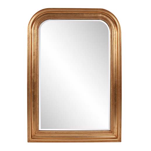  Industrial Industrial The French Philippe Vanity Mirror, Gold Leaf
