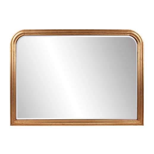  Industrial Industrial The French Philippe Mantel Mirror, Gold Leaf