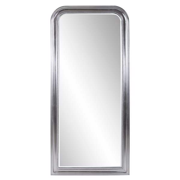 Vinyl Wall Covering Mirrors Mirrors The French Philippe Oversized Mirror, Silver