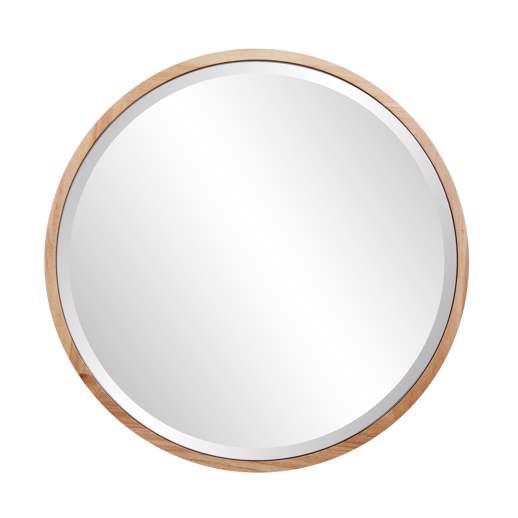  Industrial Industrial The Johann Round Beveled Mirror