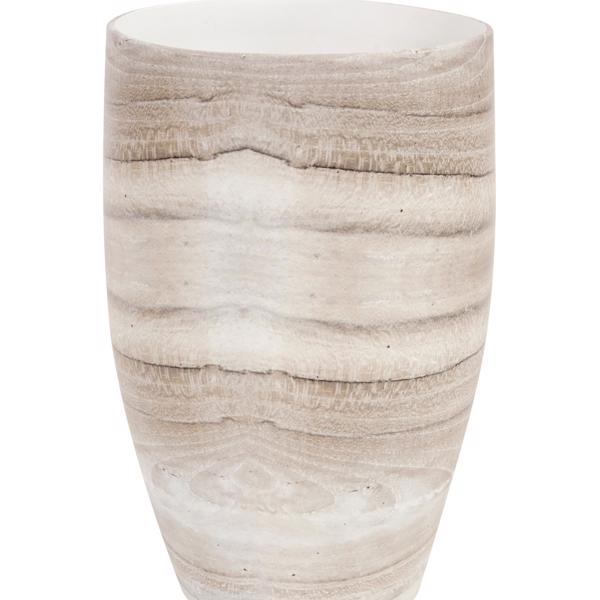 Vinyl Wall Covering Accessories Accessories Desert Sands Tapered Ceramic Vase, Medium