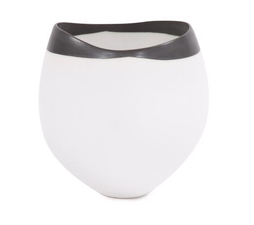  Accessories Accessories Eclipse White Ceramic Vase, Medium