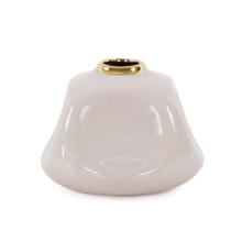 Christana Concaved Ceramic Vase- Short