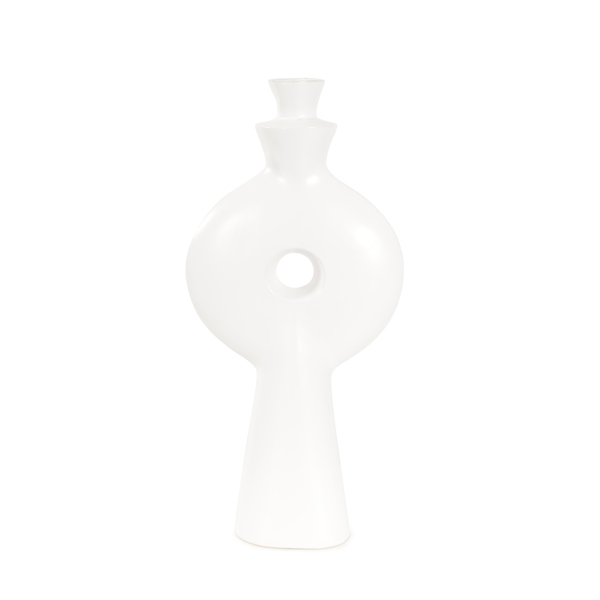 Vinyl Wall Covering Accessories Accessories Matte White Towel Vase - Large