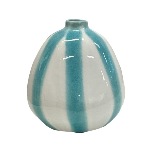  Accessories Accessories Opaline Teal Bulb Vase Small